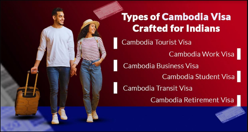 Types of Cambodia Visa Crafted for Indians
